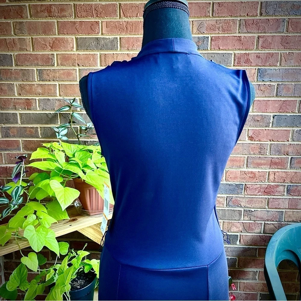 Jones New York Collection Sleeveless Faux Wrap Maxi Dress NWT Vintage - Picture 7 of 10